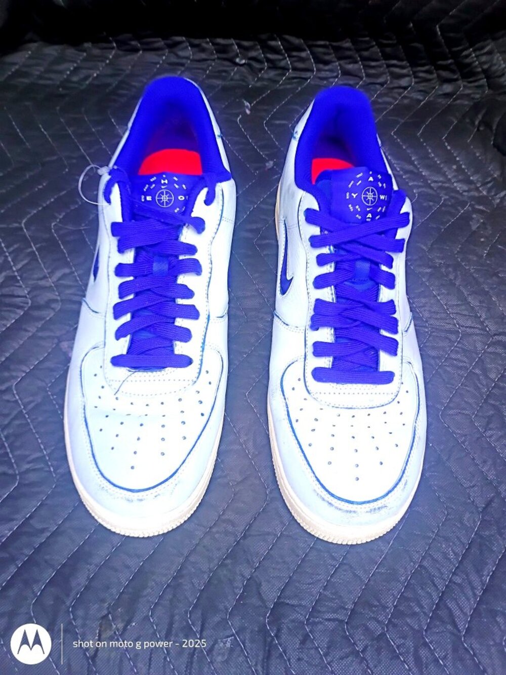 Nike Air Force 1 '07 Jewel "Home & Away Concord" Sz 12